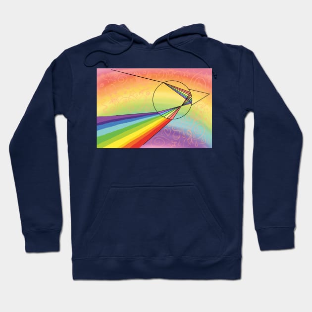 How A Rainbow Is Made In A Raindrop Hoodie by mernstw